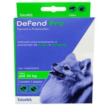 Defend Pro Cães até 10Kg Prevenção de Pulgas e Carrapatos em Cães Defend Pro Cães até 10Kg Prevenção de Pulgas e Carrapatos em Cães
