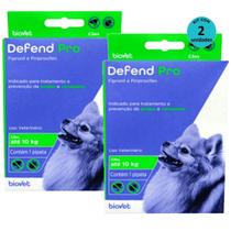 Defend Pro Cães até 10Kg Prevenção de Pulgas e Carrapatos em Cães kit Com 2 Defend Pro Cães até 10Kg Prevenção de Pulgas e Carrapatos em Cães kit Com 2