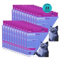 Defend Pro Gatos Prevenção de Pulgas em Gatos kit Com 22 Defend Pro Gatos Prevenção de Pulgas em Gatos kit Com 22