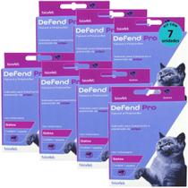 Defend Pro Gatos Prevenção de Pulgas em Gatos kit Com 7 Defend Pro Gatos Prevenção de Pulgas em Gatos kit Com 7