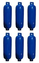 Defensa Inflável Azul G3 13,75 X 50 cm Lancha Barco Kit 6 Un Defensa Inflável Azul G3 13,75 X 50 cm Lancha Barco Kit 6 Un