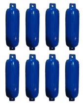 Defensa Inflável Azul G3 13,75 X 50 cm Lancha Barco Kit 8 Un