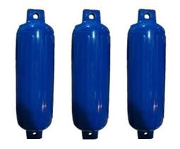 Defensa Inflável Azul G5 21,25 X 67,50 cm Lancha Barco Kit 3