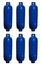 Defensa Inflável Azul G5 21,25 X 67,50 cm Lancha Barco Kit 6