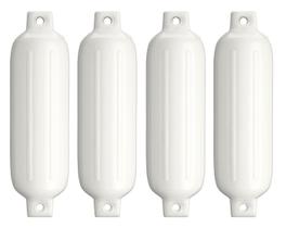 Defensa Inflável Branca G2 11,4 X 40,6cm Lancha Barco Kit 4 Defensa Inflável Branca G2 11,4 X 40,6cm Lancha Barco Kit 4