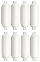 Defensa Inflável Branca G2 11,4 X 40,6cm Lancha Barco Kit 8 Defensa Inflável Branca G2 11,4 X 40,6cm Lancha Barco Kit 8