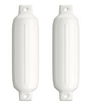 Defensa Inflável Branca G5 21,5 X 68,5cm Lancha Barco Kit 2