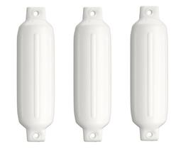 Defensa Inflável Branca G5 21,5 X 68,5cm Lancha Barco Kit 3