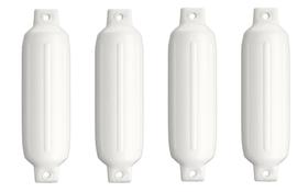 Defensa Inflável Branca G5 21,5 X 68,5cm Lancha Barco Kit 4