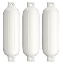 Defensa Inflável Em Pvc Branca G4 16,5 X 58,5cm Barco Kit 3