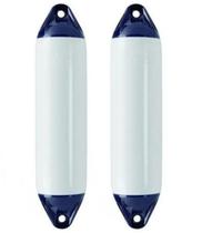 Defensa Náutica F2 21x61 Branca Inflável Barco Lancha 2 Un