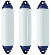 Defensa Náutica F3 22x74,5 Branca Inflável Barco Lancha 3 Un Defensa Náutica F3 22x74,5 Branca Inflável Barco Lancha 3 Un