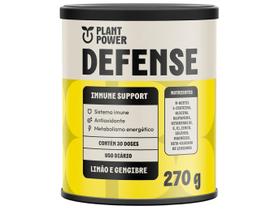 Defense Plant Power Suplemento em Pó Limão e Gengibre 270g