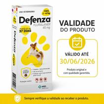 Defenza 45mg (2 a 4,5kg) val.30/06/2026 original com nfe