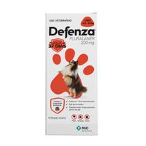 Defenza - Antipulgas, Bicho-de-Pé, Carrapatos e Sarnas Cães de 4,5 a 10 kg - 1Comp. Mastigável 100mg