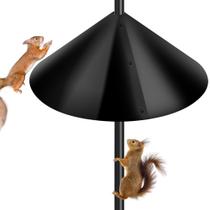 Defletor anti-esquilo Lezcufer 41 cm para poste, preto
