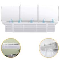 Defletor Ar Condicionado Split Ajustável Direciona Vento Encaixe Universal 58 a 66cm