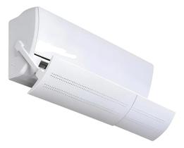 Defletor De Ar Condicionado Ajustável Modelo Split 100cm Branco
