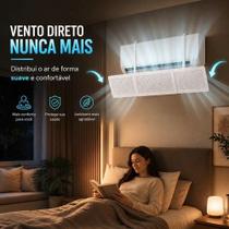 Defletor De Ar Condicionado Modelo Split Ajustável 100cm Defletor De Ar Condicionado Modelo Split Ajustável 100cm