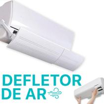 Defletor Direcionador Vento de Ar Condicionado Split - Cumaru