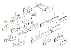 Defletor Isolador Superior de Ruido do Lado Esquerdo do Motor Ford Cargo - 98hu6m003ba