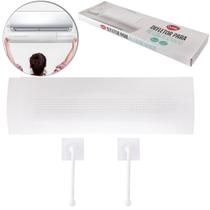 defletor para ar condicionado de plastico ajustavel 180º 103x19x18cm - CLINK