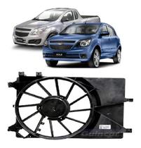 Defletor Ventoinha Radiador Com Ar Condic Agile 2010 A 2014