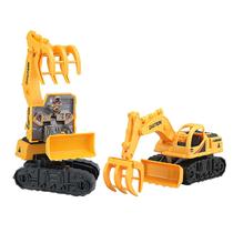 Deformação Car Inercial Colisão Deformação Engenharia Veículo Escavadeira Brinquedo