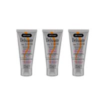 Defrizante Soft Hair 240Ml Queratina-Kit C/3Un