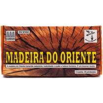 Defumador De Ambiente Incenso Madeira Do Oriente Cx Com 20