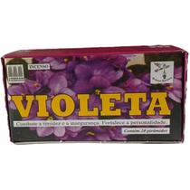 Defumador De Ambiente Incenso Violeta Caixa Com 20