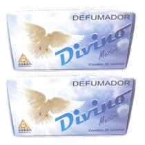 Defumador Divino Mestre Incenso Espiritual Defumação Limpeza do Lar Purificação Amor Kit