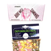 Defumador Espiritual Abre Meu Caminho Tablete Defumação Limpeza Proteção Kit Defumador Espiritual Abre Meu Caminho Tablete Defumação Limpeza Proteção Kit