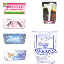 Defumador Espiritual Completo Limpeza Proteção Descarrego Forte Umbanda Original Sem Brasa Divino Mestre Paz Kit
