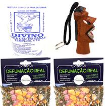 Defumador Espiritual Limpeza Umbanda Original Sem Brasa Defumação Chaveiro Carranca Proteção Talismã Patuá Kit Defumador Espiritual Limpeza Umbanda Original Sem Brasa Defumação Chaveiro Carranca Proteção Talismã Patuá Kit
