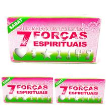 Defumador Espiritual Tablete 7 Forças Espirituais Limpeza Defumação Kit 3 Und Defumador Espiritual Tablete 7 Forças Espirituais Limpeza Defumação Kit 3 Und