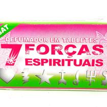 Defumador Espiritual Tablete 7 Forças Espirituais Limpeza Umbanda Defumação