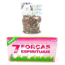 Defumador Espiritual Tablete 7 Forças Espirituais Umbanda Defumação Jurema Kit Defumador Espiritual Tablete 7 Forças Espirituais Umbanda Defumação Jurema Kit