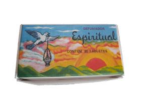 Defumador espiritual tablete barra limpeza energética aroma amadeirado