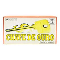 Defumador Natureza Chave de Ouro Tablete Prosperidade Abertura de Caminhos Sucesso