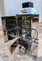 Defumador Profissional D-1000 Inox 5 Bandejas Com Kit Gás