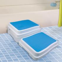 Degrau para Banheira Reizen com elevação de 10 cm, plataforma grande antiderrapante Degrau para Banheira Reizen com elevação de 10 cm, plataforma grande antiderrapante