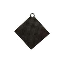 Degrau Patamar Quadrado para Escada Caracol 0904C-QUAD-FSC Ferro Fundido Preto Fundição São
