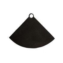 Degrau Patamar Redondo para Escada Caracol 110cm em Ferro Fundido Preto Fundição São Cristóvão Degrau Patamar Redondo para Escada Caracol 110cm em Ferro Fundido Preto Fundição São Cristóvão