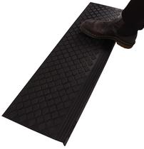 Degraus de escada de borracha FINEHOUS 89x25 cm, antiderrapantes para uso externo, pacote com 5