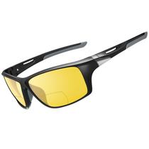 DEHOTRE Óculos de Visão Noturna Bifocais de Leitura Masculinos com Armação Envolvente Esportiva para Condução Noturna e Atividades ao Ar Livre, Lente Superior Transparente, Lente Amarela, Almofadas Nasais Macias, Armação de Policarbonato, Proteção UV, Preto 2,00 DEHOTRE Óculos de Visão Noturna Bifocais de Leitura Masculinos com Armação Envolvente Esportiva para Condução Noturna e Atividades ao Ar Livre, Lente Superior Transparente, Lente Amarela, Almofadas Nasais Macias, Armação de Policarbonato, Proteção UV, Preto 2,00