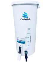 Deionizador de Água de 50L/h Capacidade de Armazenamento de 10 Litros