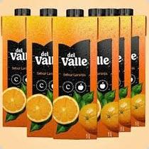 DEL VALE LARANJA 1 l com 6 unidades