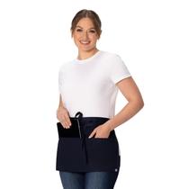 Delantal Chef Works Unisex Azul Marino a la Cintura con Bolsillos Talla Única