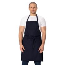 Delantal de carnicero Chef Works ajustable unisex en azul marino, talla única